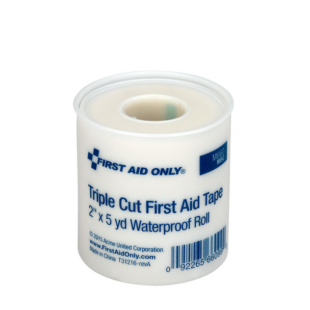 First SmartCompliance Refill 2"x5 Yd Triple Cut First Aid Tape Roll – The Waterproof, For Workplace First