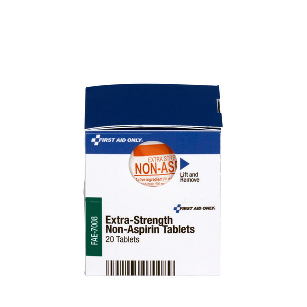 First SmartCompliance Refill Extra Strength Non-Aspirin – 2 Tablets per Packet, 10 Packets per Box
