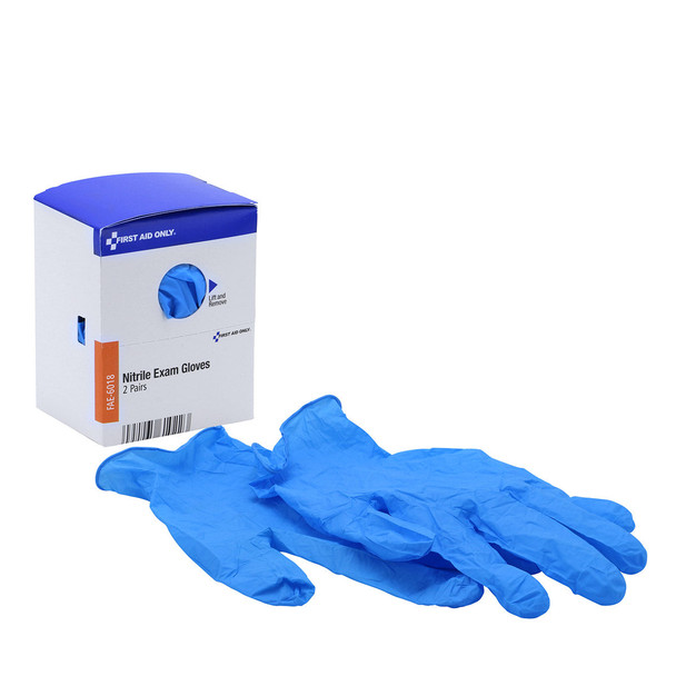 First SmartCompliance Refill Nitrile Gloves – 4 per Box, No Natural Rubber Latex, Natural Rubber Latex