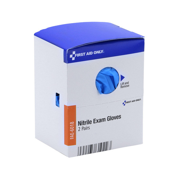 First SmartCompliance Refill Nitrile Gloves – 4 per Box, No Natural Rubber Latex, Natural Rubber Latex