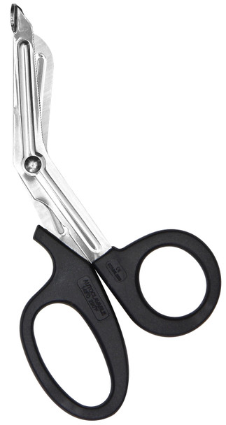 First 7" Stainless Steel Bandage Shears Black Handle – For Dressing Changes and Wound Care