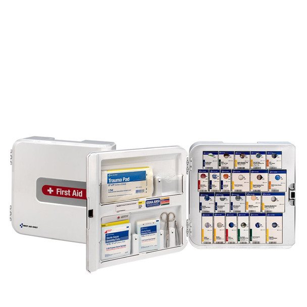 First SmartCompliance Complete First Aid Plastic Cabinet – ANSI 2021 A+ Without Meds, The Fao Safetyhub