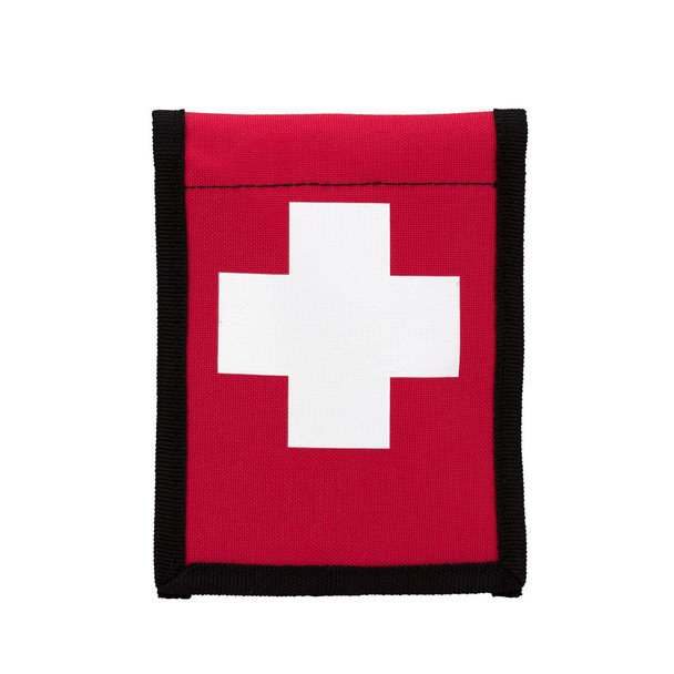 First Climber's Blood Stopper First Aid Kit – Fabric Pouch, Secure Velcro Closure, For Workplace First