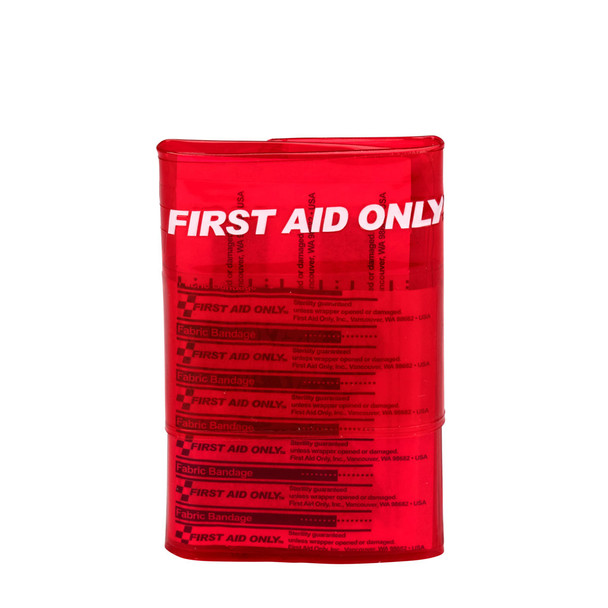First Trifold Travel First Aid Kit – Vinyl Case, For Workplace First Aid and Injury Care, For Workplace First