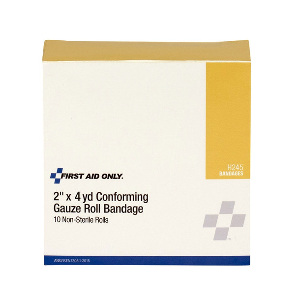 First 2"x5 Yd Conforming Gauze Non-Sterile – 10 Per Box, Latex-Free, When Moderate Compression Is Needed