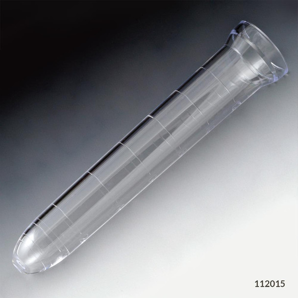 Globe Tube, Urine Centrifuge, 12mL with Flared Top, PS, Kova Type, Graduated – 2000 per case