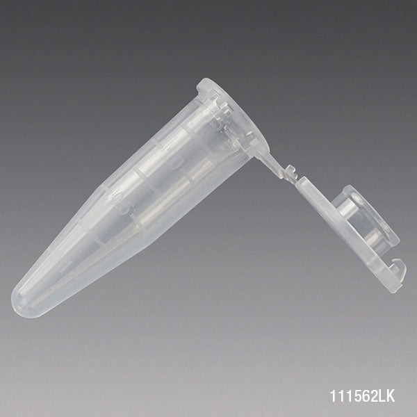 Globe Microcentrifuge Tube – Attached Locking Snap Cap, Atp and Human Dna Free, For Laboratory Testing, 1.5mL