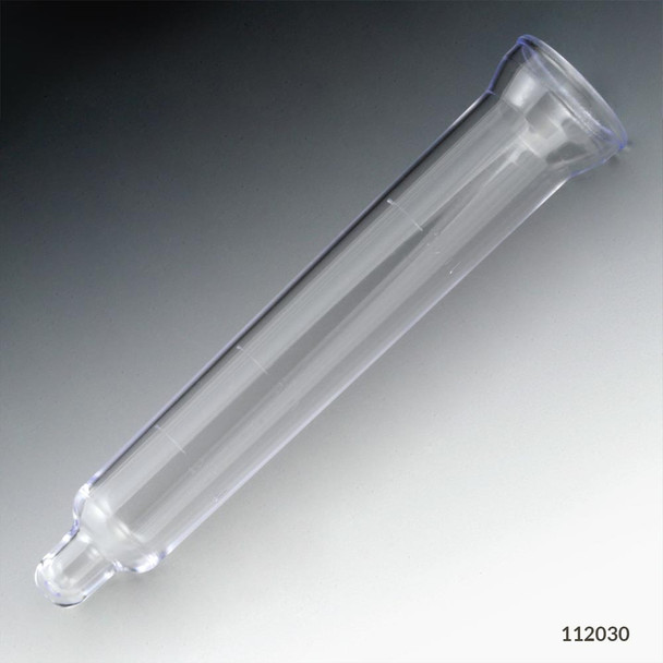 Globe Tube, Urine Centrifuge, 12mL, with Sediment Bulb and Flared Top, PS, Graduated to 10 ml