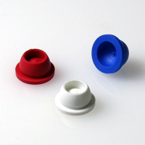 Globe Cap, Plug, 13mm, TPE, for Vacuum and Test Tubes, RED – 1000/bg, For Laboratory Testing