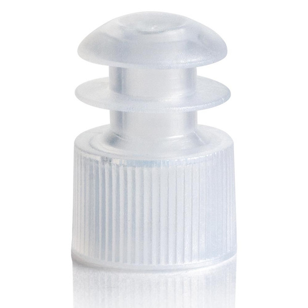 Globe Cap, Flange Plug, 12mm, Clear – 1000/bg, For Laboratory Testing and Sample Preparation