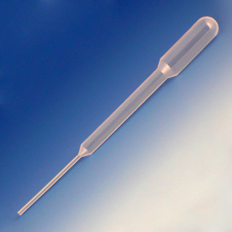Globe Transfer Pipet – 6.5mL, Narrow Stem, 155mm, Bulb Draw, 3.2mL, Narrow Stem, Bulb Draw - 3.2ml