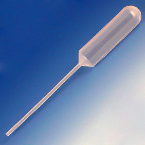 Globe Transfer Pipet – 15.0mL, Narrow Stem, Large Bulb, 155mm, Bulb Draw, 8mL, Narrow Stem