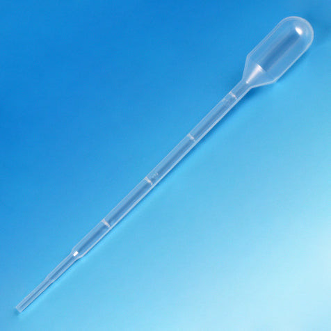 Globe Transfer Pipet – Individually Wrapped, Small Bulb, Graduated to 1ml, For Laboratory Testing