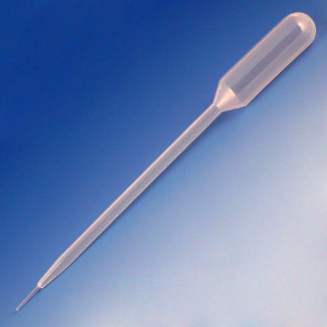 Globe Transfer Pipet – 5.8mL, Fine Tip, 147mm, Bulb Draw, 3.4mL, Fine Tip, Bulb Draw - 3.4ml