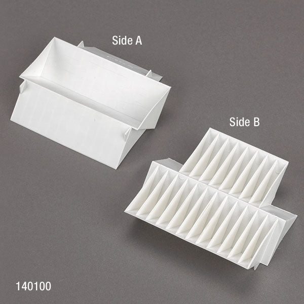 Globe Reagent Reservoir – Universal, 3 Way: Single, 8-Place and 12-Place, White, 8-Place Capacity