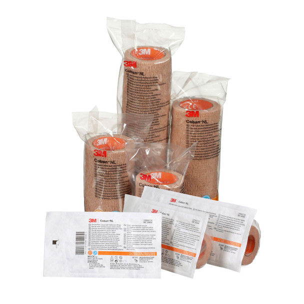 Solventum 3m Coban NL Non-Latex Self-Adherent Wrap with Hand Tear 208x Series – 2 in x 60 in
