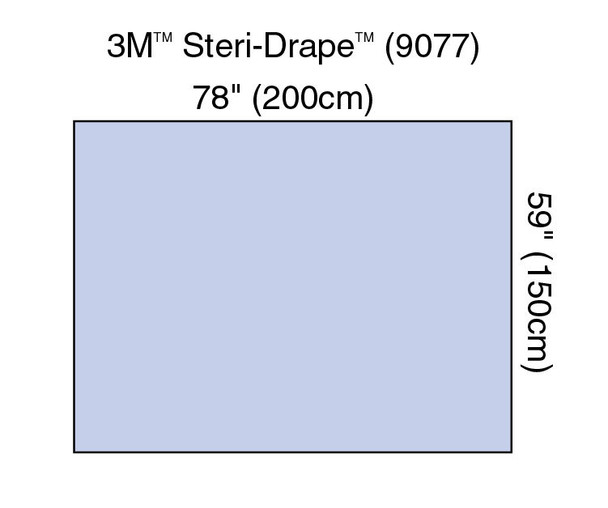Solventum 3m Steri-Drape Instrument Pouch – 33 cm x 38 cm, No Natural Rubber Latex, 3 Configuration Options