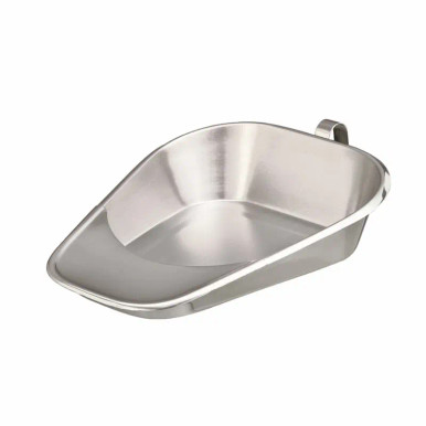 Tech-Med Stainless Steel Fractured Bed Pan – Seamless & Autoclavable ...