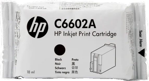 HPE, C6602A, Cartridge, Black, NOT TO BE USED WITH THE TS240 SCANNER BTG