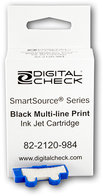 DIGITAL CHECK SMARTSOURCE MULTI-LINE INKJET CARTRIDGE + ENDORSER FELT PAD