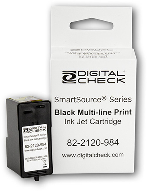 Digital Check, Ink Cartridge, Black, For SmartSource Professional, Elite Series, Expert and Adaptive (Previously UNI82-2120-984-N)