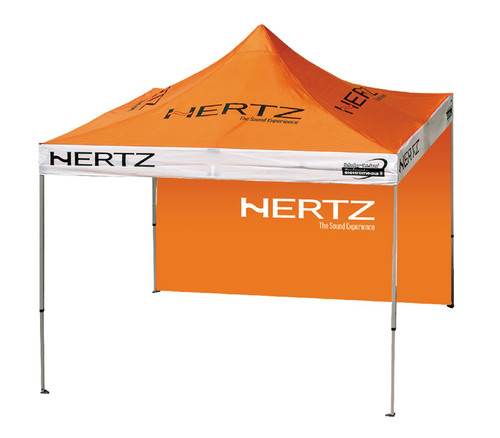 HERTZ GAZEBO - ALLUM. GAZEBO 3x3m+1 WALL