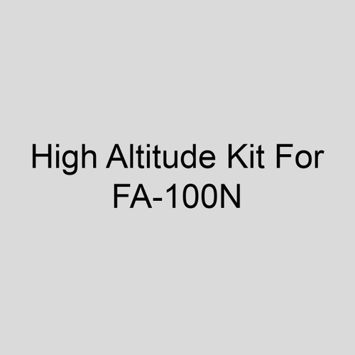 Re-Verber-Ray HKP-55-4 High Altitude Kit For FA-100N, Propane, Installed At Elevations Between 7001-9500 Ft.