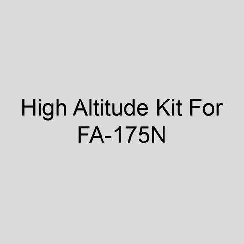 Re-Verber-Ray HKP-55-7 High Altitude Kit For FA-175N, Propane, Installed At Elevations Between 7001-9500 Ft.