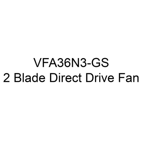 J&D Manufacturing VFA36N3-GS 36 Inch Fiberglass Exhaust Fan, 8,554 CFM, Aluminum Shutter, Direct Drive, 230/460V/3Ph