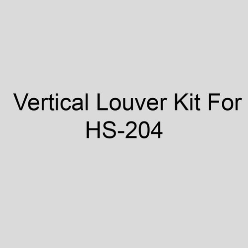 Sterling 11AS-Q6H Vertical Louver Kit For HS-204