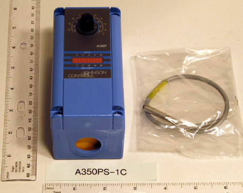 Johnson Controls A350PS-1C Proportional Temperature Control -30/130f 0-10vdc, 4-20ma Output Includes Sensor