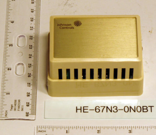 Johnson Controls HE-68N3-0N00WS Humidity Trnsmtr Wall Mt; Humidity Element W/nickel Temp Sensor Wall Mount 3% Ac