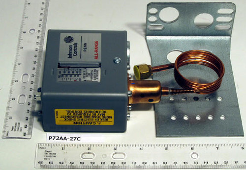 Johnson Controls P72AA-27C DPST Pressure Control 100/400# Diff 35/200 36 Cap 1/4 Flare