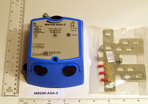 Johnson Controls M9310-HGA-2 24vac Elect. Motor; Rotary Actuator 80 In-lb/9nm Non Srtn Floating 1min W/cov **