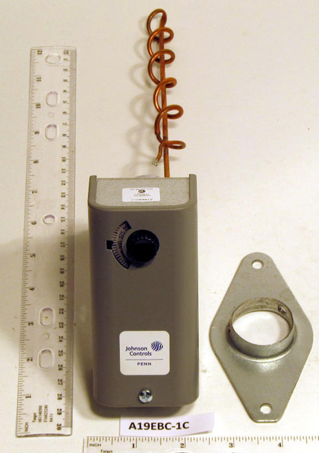 Johnson Controls A19EBC-1C 100/350f; Diff Adj 9 To 36f; 6 Bulb; 6' Cap