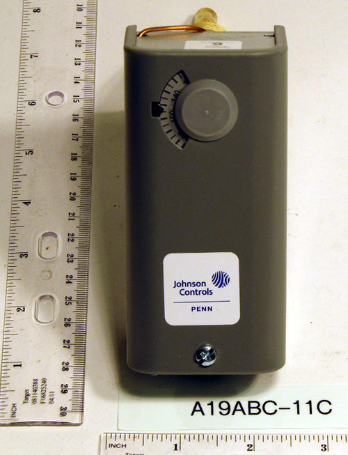 Johnson Controls A19ABC-11C SPDT Immersion Type Aquastat 100-240F, Includes 1/2" Well