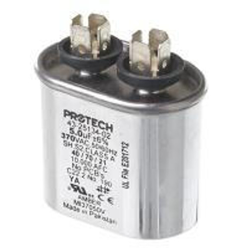 Rheem 43-25134-02 Capacitor - 5/370 Single Oval