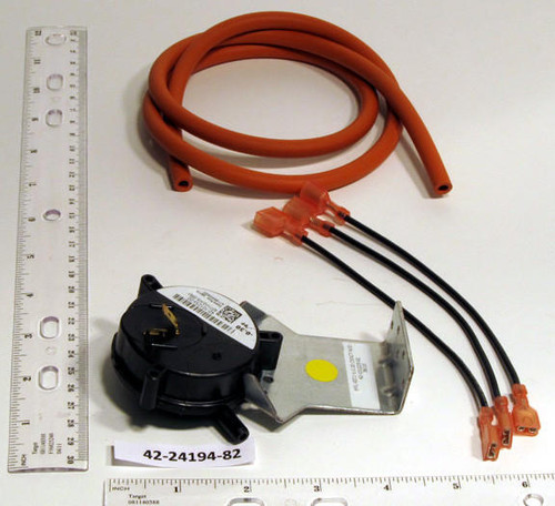 Rheem 42-24194-82 SPST Pressure Switch .30" WC 1/4" Barbed Connection