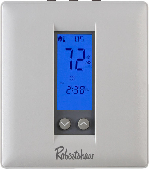 Robertshaw RS311N 24v Digital Non Programmable Conventional / Heat Pump Single Stage Thermostat Wi