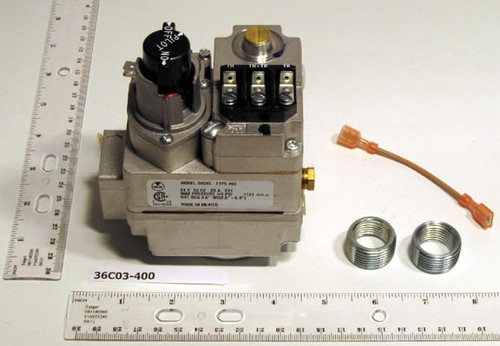 White-Rodgers 36C03-400 24v 3/4" X 3/4" Standing Pilot Thermocouple Actuated Gas Valve, includes LP kit