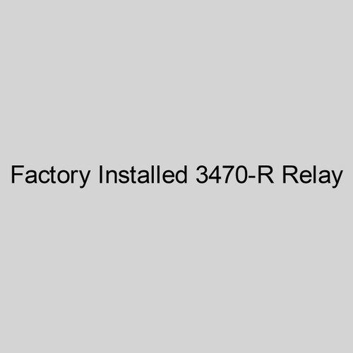 Markel 3470-R Factory Installed Relay Control Voltage, 208/240 Volt Models Only