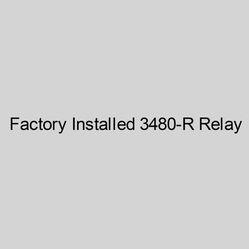 Markel 3480-R Factory Installed Relay Control Voltage, 208/240 Volt Models Only