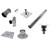 Z-Flex Z-Vent 3 In X 3 Ft Long Vertical Vent Kit For 7-12 Inch Pitch, Single Wall, Cat III, Stainless