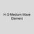 Re-Verber-Ray EL-HO-G46 46 Inch Long H.O Medium Wave Element, 480V, 3200W