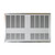 Markel F3346T-BMS-W Heavy Duty Fan Forced Electric Wall Heater, With Stat And Relay, 6000 Watts, 208V/1PH, White Color