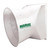 J&D Manufacturing VFP50GC3 50 Inch Fiberglass Exhaust Fan With Cone, Poly Shutter, 15,858 CFM, Belt Drive, 230/460V/3Ph