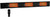 King Electric RK2445-RMT-BLK Fixed Overhead Radiant Heater with Remote, 4500 Watt, 240V/1Ph
