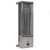 King Electric U2475-SS Pump House Convection Heater, 187/563/750W, 120/208/240V/1Ph, Stainless Steel