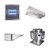 FloAire 8 Ft Kitchen Hood Pkg, No Heat, Left Hand Elect, 5424FX-2-PSP-F Hood, DU85H Roof Exhaust, SA10 Roof Supply,  SC-111110MA Control