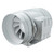 Continental Fan MFT100-C Mixed Flow In-Line Duct Fan, 4 Inch, 105 CFM, With Power Cord, 120V/1Ph